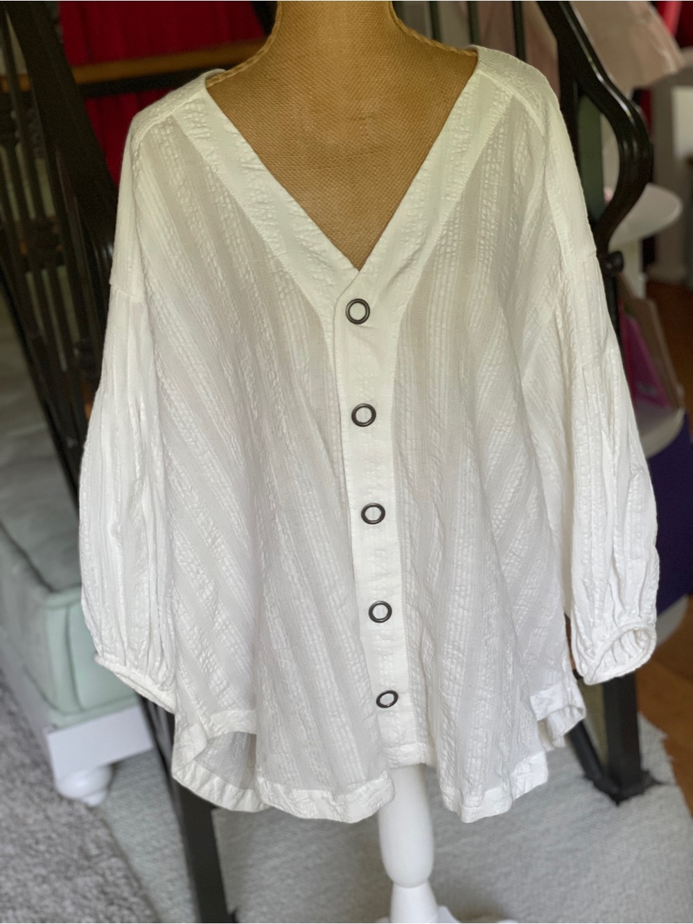 Free People “Sunshine Gauze” Top